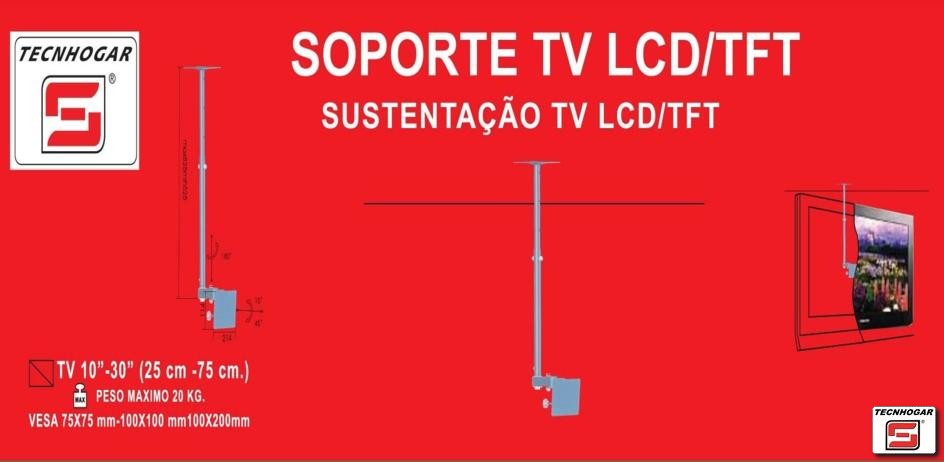 SOPORTE TV LCD/TFT TECHO