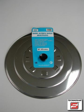 TAPA ACERO INOX 32cm